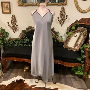 vintage lingerie slip Victoria's Secret Slip Dress Stripe Back Size M